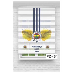 Fenerbahçe Baskılı Zebra Perde