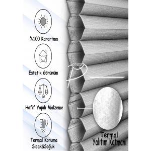 Plise Perde Honeycomb Düet Akordiyon Perde Blackout Termal Özellikli