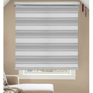 ŞAH-AN ZEBRA PERDE MADALYON DESEN  % 100 POLYESTER (11642 V-5)SERİ KUMAŞ