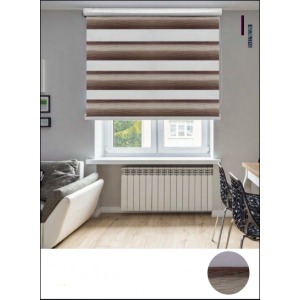 ŞAH-AN ZEBRA PERDE TACİ DESEN  % 100 POLYESTER (11715 V-4)SERİ KUMAŞ